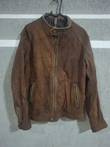 Vendo jaqueta de couro legítimo massimo dutti