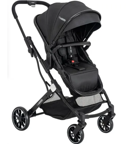 Carrinho Bebê Kiddo ZigZag + Bebê Conforto + Adaptador para Carro