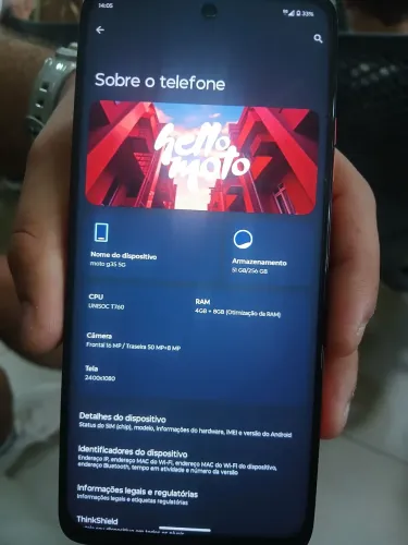 Celular Motorola moto g35