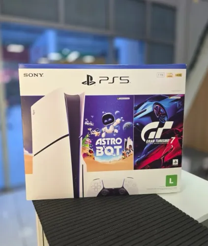 *PlayStation 5* ( PS5 ) Mídia Física + 2 Jogos, 1TB Novo Lacrado Nacional *R$4799