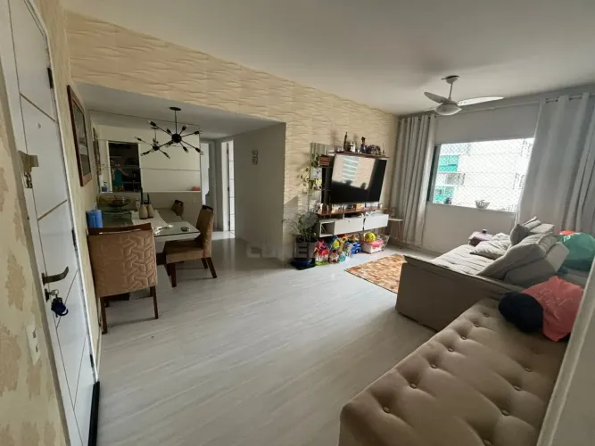 Apartamento mobiliado na Enseada do Suá - 2 quartos, 1 suíte, 3 banheiros