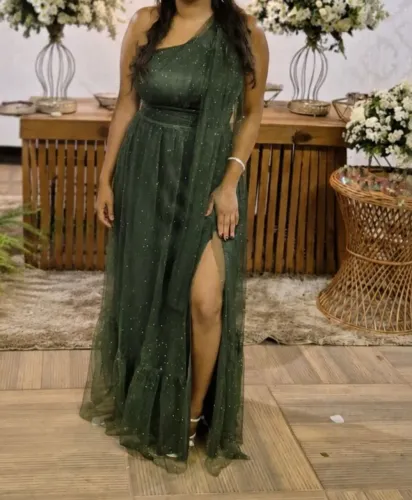Vestido verde oliva 