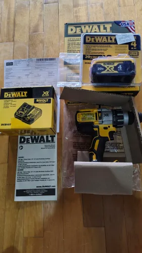 Kit completo Parafusadeira De Walt DCD 996 Made in USA 