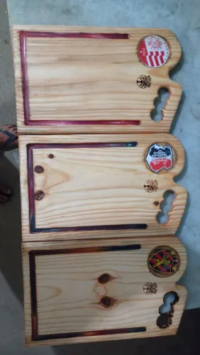 Taboas de churrasco personalizado em resina