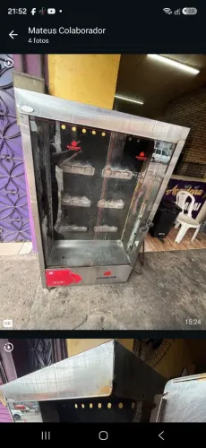 Vendo 4 máq. de frango (30 frangos) R$ 2.800 cada uma seminovas com aprox. 1 a 1/2 de uso.