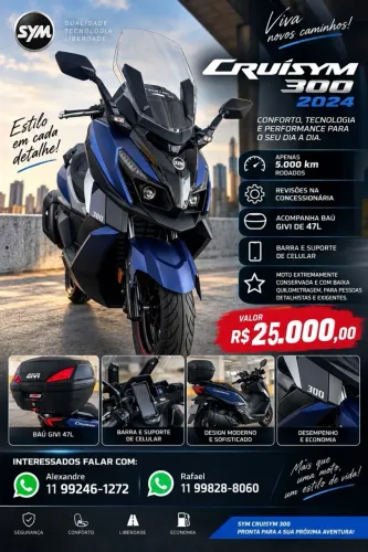 Dafra Cruisym 300 2024