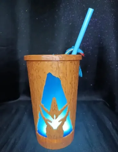 Copo Oficial Cinemark Avatar Fogo e Cinzas Azul