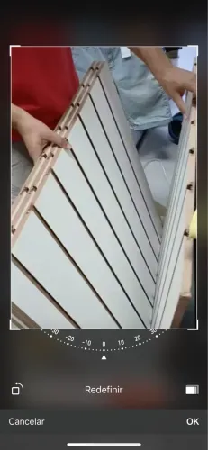 Painel canelado para loja.