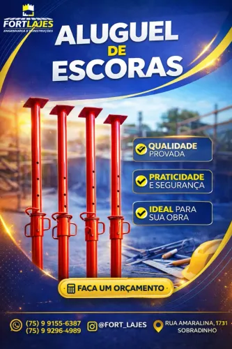 ALUGUEL DE ESCORAS