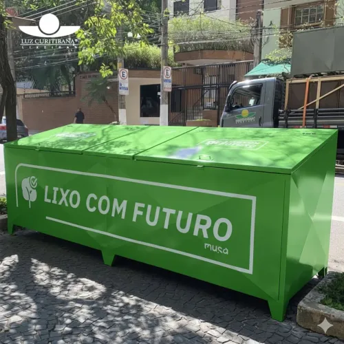 Lixeira grande capacidade 3700lts 