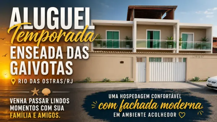 ALUGUEL DE STUDIO POR TEMPORADA EM RIO DAS OSTRAS RJ