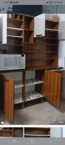 Armário grande de cozinha