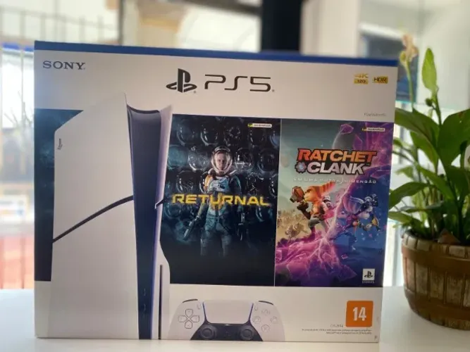 Playstation 5 Slim 1 TB C/ Leitor de DVD PS5 - PROMOÇAO - Semi Novo C/ Garantia Somos Loja