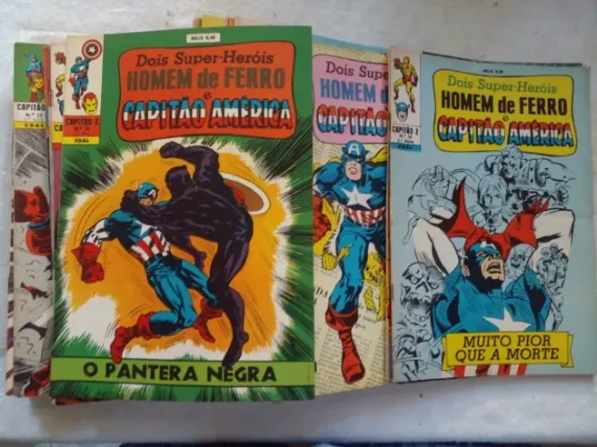 Capitão América & Homem de Ferro - Capitão Z - coleção completa 35 edições (1967-1970 -