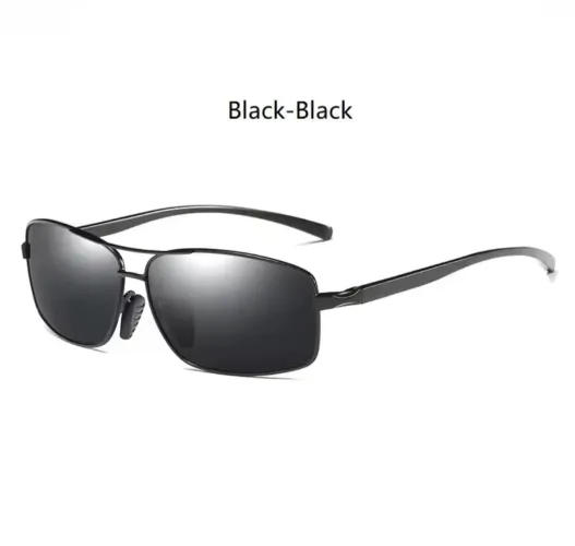 Óculos de sol masculino armação metal