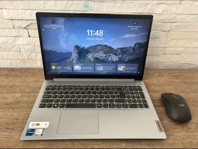 NOTEBOOK LENOVO I5-1235U NOVO,NOTA FISCAL,GARANTIA,16GB MEMÓRIA RAM,SSD 512GB,GHZ 4.40