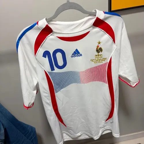 camiseta seleção da frança copa do mundo 2006 zidane tamanho g