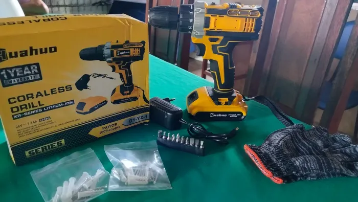 Parafusadeira elétrica sem fio