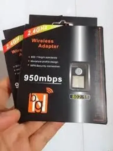 Adaptador USB Sem Fio Wi-Fi 900Mbps 2.4 GHz