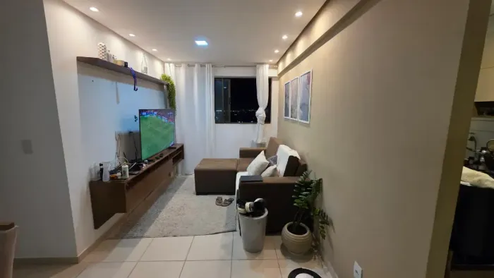Apartamento 2 Quartos (1 Suíte)  Condomínio Nature Park, Antares, Maceió