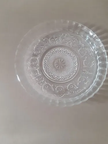 Fruteira de vidro cristal