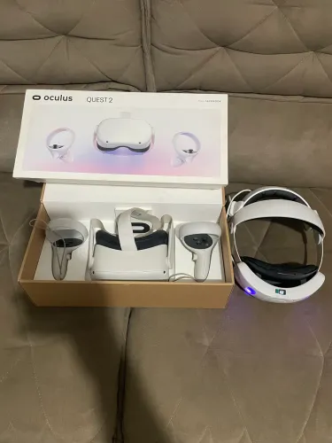 Meta quest 2 + strap com bateria de 10.000 mah