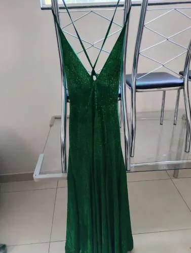 Vestido Festa ELAÉ Verde Escuro M