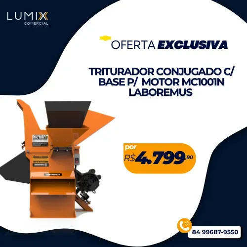 TRITURADOR CONJUGADO C/ BASE P/  MOTOR MC1001N LABOREMUS