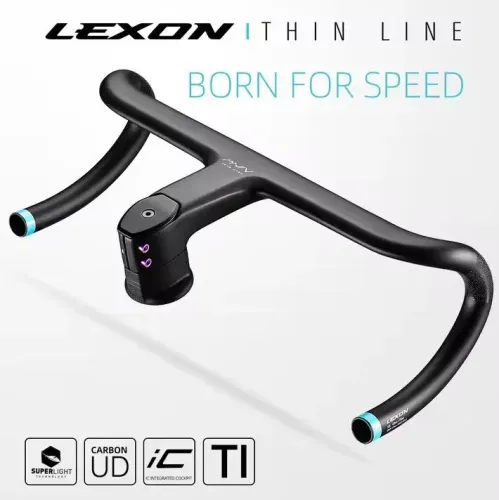 Guidão speed carbono integrado 