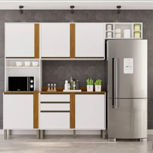*Cozinha Pérola 4 Peças Pronta Entrega.