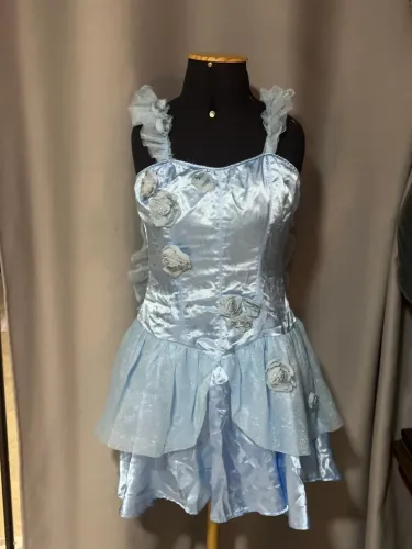 Vestido fantasia Cinderela P\M