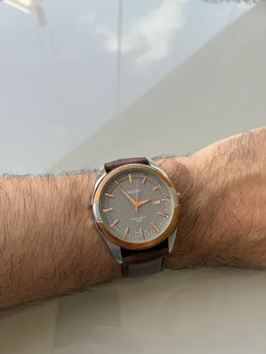 Orient Gentleman Gold Quartz