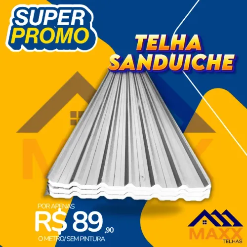 TELHAS SANDUÍCHE - A PARTIR DE R$89,90