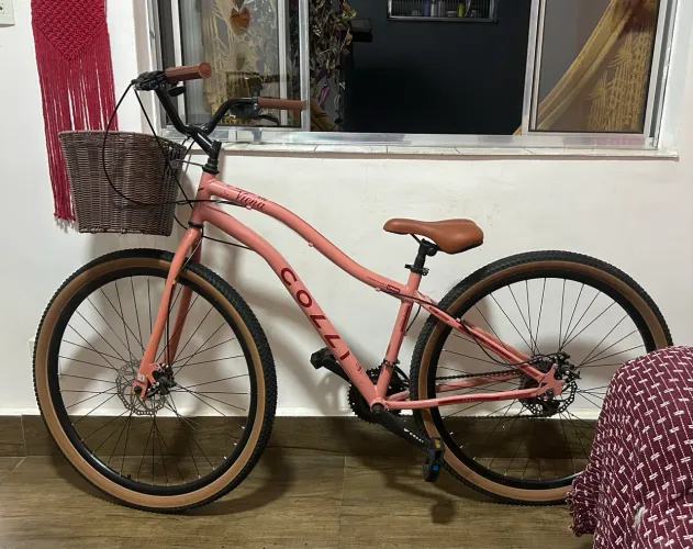 Bicicleta Colli Viena Aro 29 Freio Disco 21v com Cestão