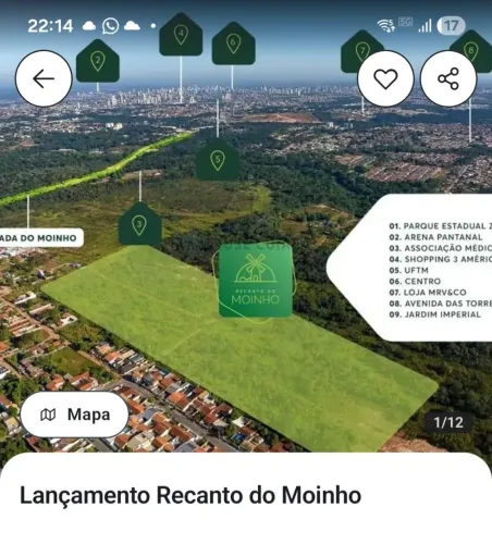 Vendo terreno recanto do moinho próximo ao atacadao