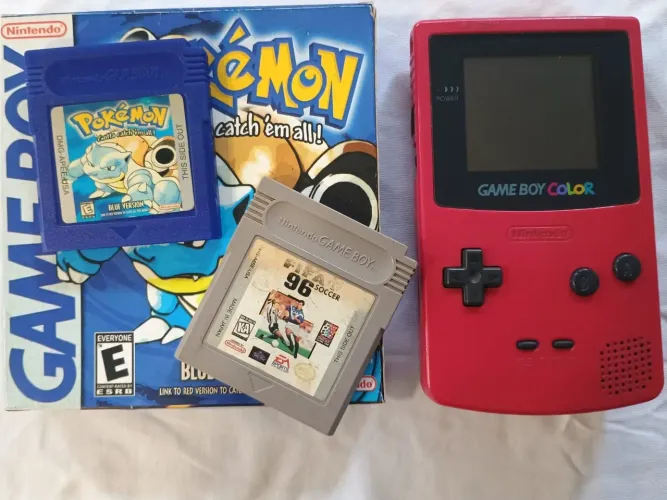 Game boy color vermelho