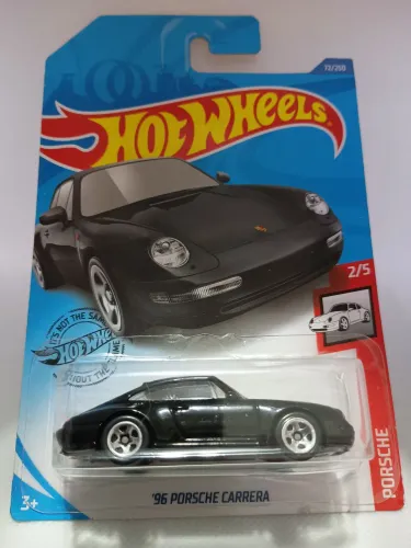 Hot Wheels '96 Porsche Carrera Preto - 2018 (Raro)