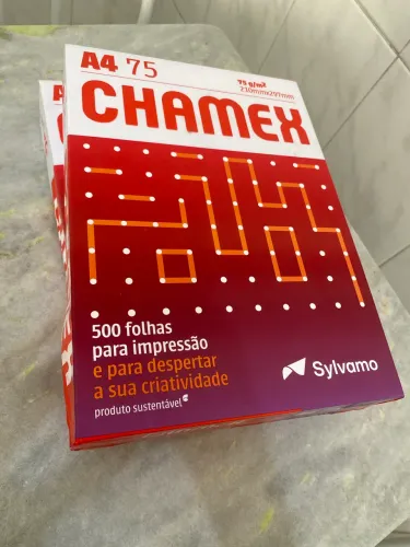 500 folhas A4 75 Chamex 