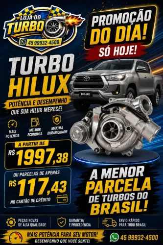 A MENOR PARCELA DE TURBOS DO BRASIL 