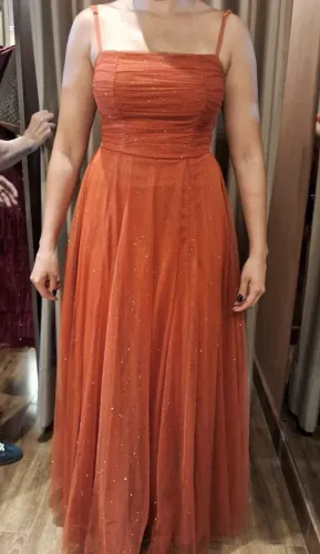 Vestido madrinha  terra cota