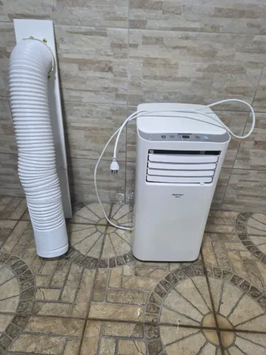 Ar condicionado portátil 12 mil btus Springer Midea FRIO 110v com controle remoto