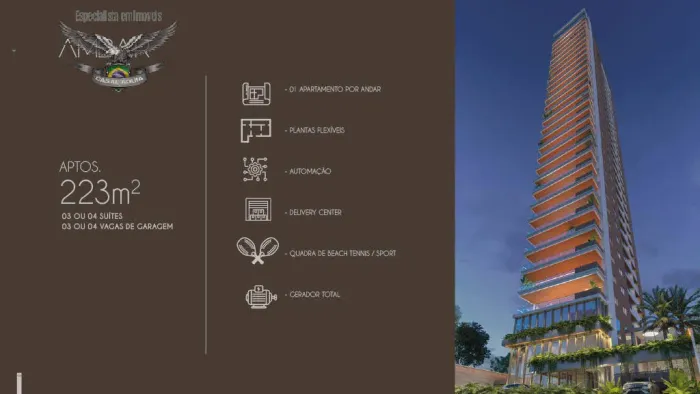 Apartamento Ámbar | 4 Suítes na Diogo Moia