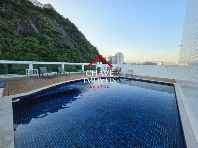 Apartamento com 2 dormitórios para alugar, 69 m² por R$ 4.500,02/mês - Marapé - Santos/SP