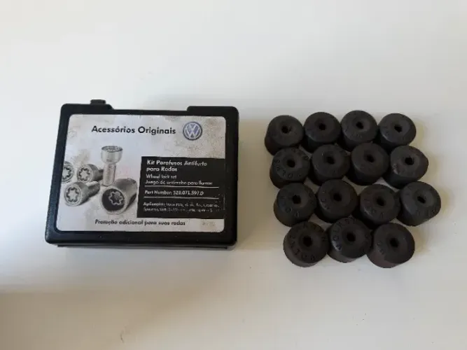 Kit Parafuso Anti Furto Original Volkswagen VW Tcross Polo Nivus Virtus Jetta Tiguan