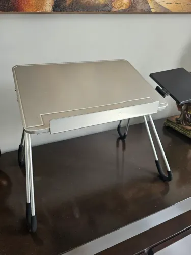 Mesa suporte notebook alumínio dobrável