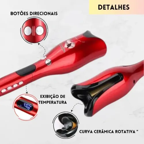Cacheador Modelador Cachos Automático Morina Mira Baby Curl