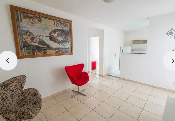 Alugo apartamento mobiliado em condomínio fechado no bairro Planalto