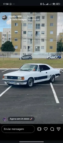 Chevrolet Opala L/sl/ss/ 2.5/4.1 1986