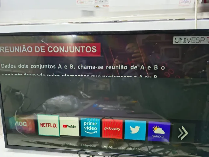 Tv Smart Led AOC 43 polegadas modelo LE43S5295!Wi-fi 