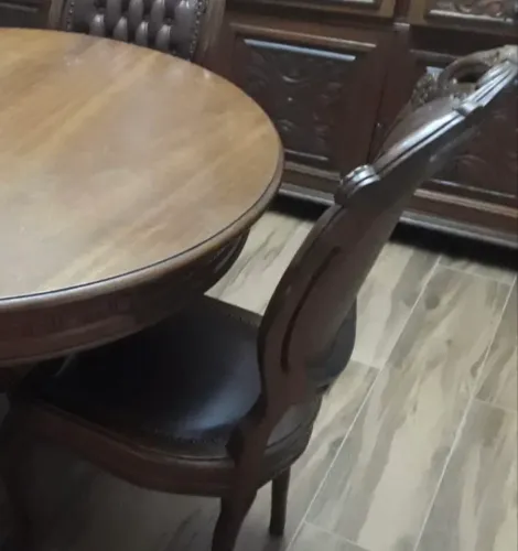 Cadeiras de jantar em madeira maciça (4 unidades)